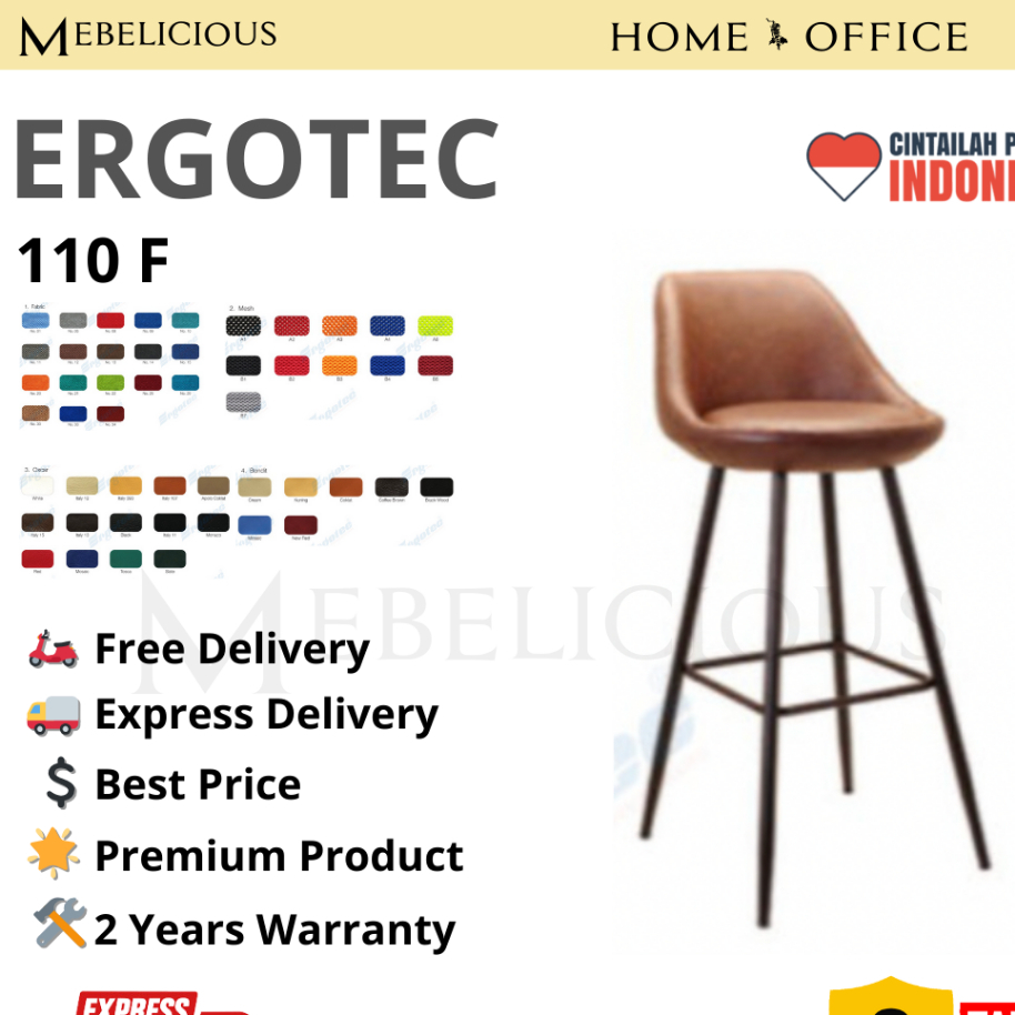 Bar Chair Kursi Bar Ergotec 110 F