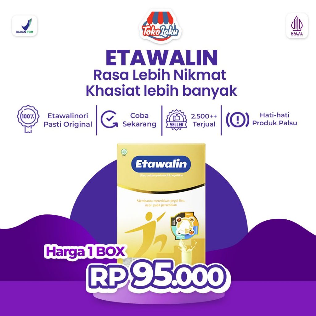 

[New] Etawalin – Susu Kambing Etawa Tingkatkan Kepadatan & Kesehatan Tulang Sendi Susu Anti Asam Urat Rematik Reumatik Nyeri Sendi 200ml