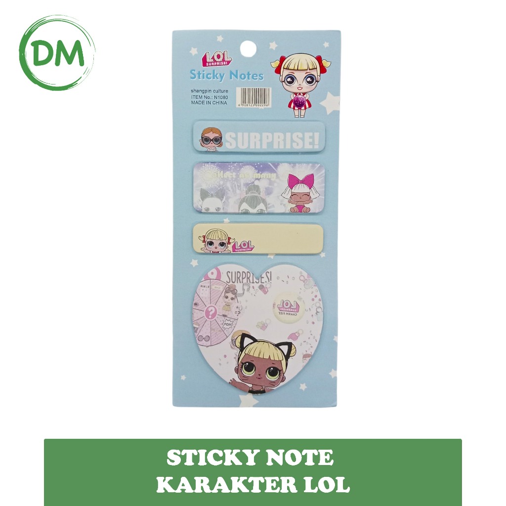 

DM- STICKY NOTE 1080 KARAKTER LOL