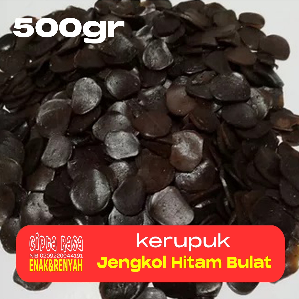 

KERUPUK JENGKOL HITAM KEMASAN 500gr