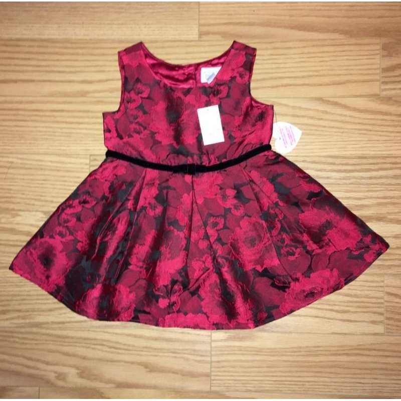 the children's palace red baby dress