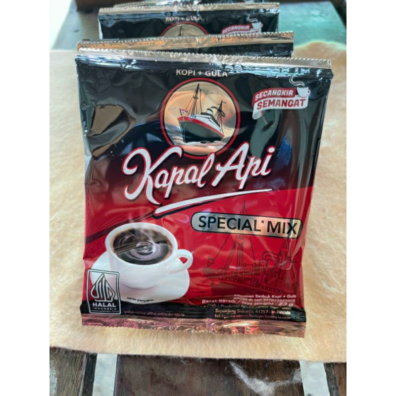 

KOPI KAPAL API 1 renceng isi 10 kopi+gula/kopo murah/coffe