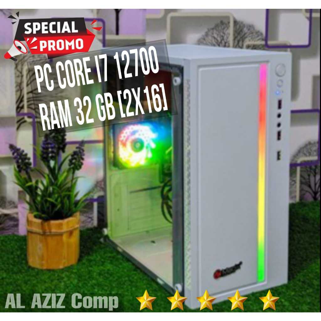 Pc Cpu Komputer Rakitan Intel Core i7 12700 Ram 32gb SSD 256gb Murah