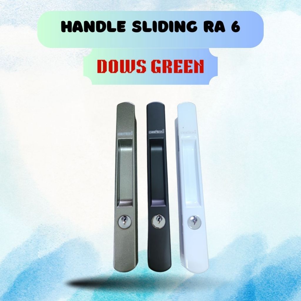 Dekkson Kunci Jendela Aluminium Kunci Jendela Geser Handle Jendela Sliding Ra 6