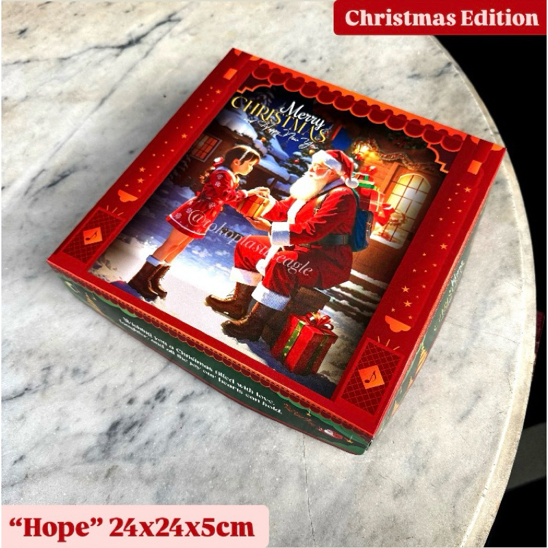 

[CHRISTMAS EDITION] Dus natal kode “HOPE” uk 24x24x5cm