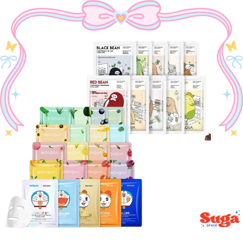 Bioaqua Sheet Mask Hydrating Essense. Masker Wajah Siap Pakai