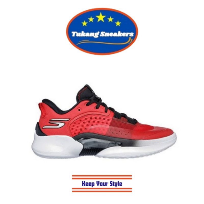 Sepatu Basketball Pria Skechers SKX Resagrip - Red SKE253007RDB