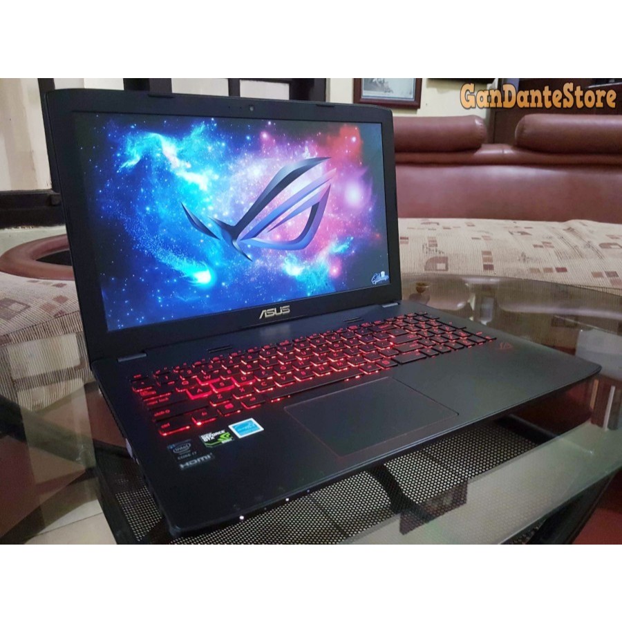 Asus ROG Strix GL552VX i7 GTX 950 IPS Super Gaming Desain Laptop