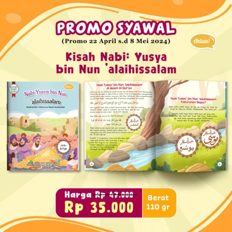 Kisah Nabi Yusya Bin Nun (Penerbit Ahlan)