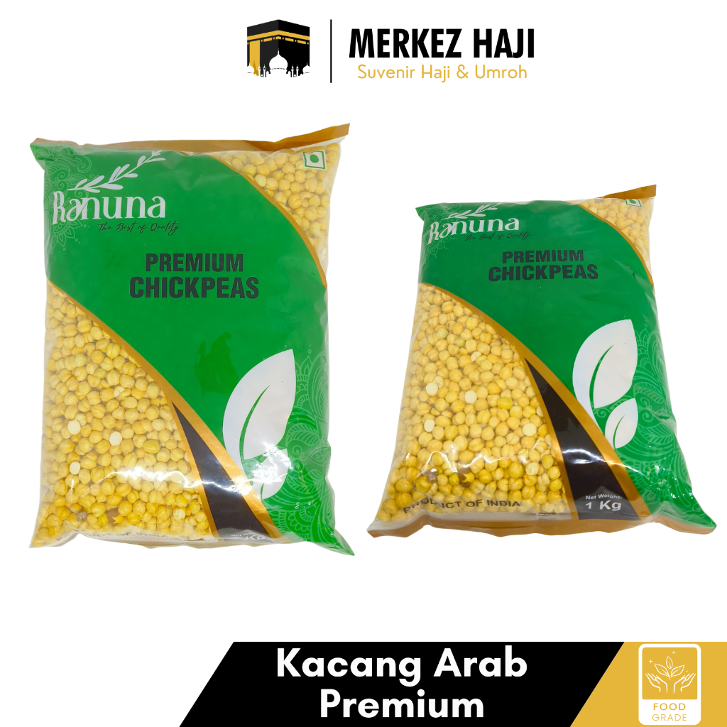 

Kacang Arab Panggang 500 Gram | Chickpeas Roasted Matang Original Premium Oleh oleh Haji Umroh