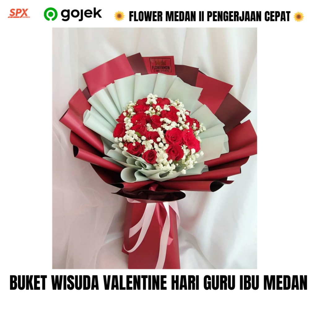 flower medan buket bunga asli wisuda anniversary pernikahan ulang tahun medan
