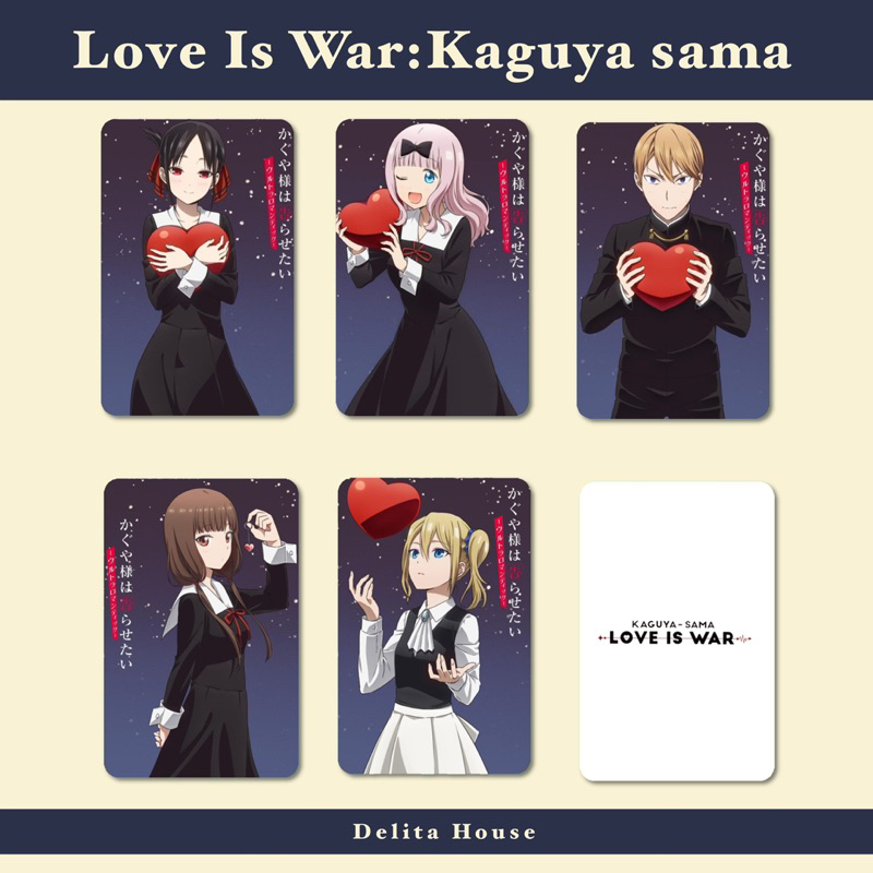 Photocard Anime Love is war Kaguya sama kaguya shinomiya chika fujiwara