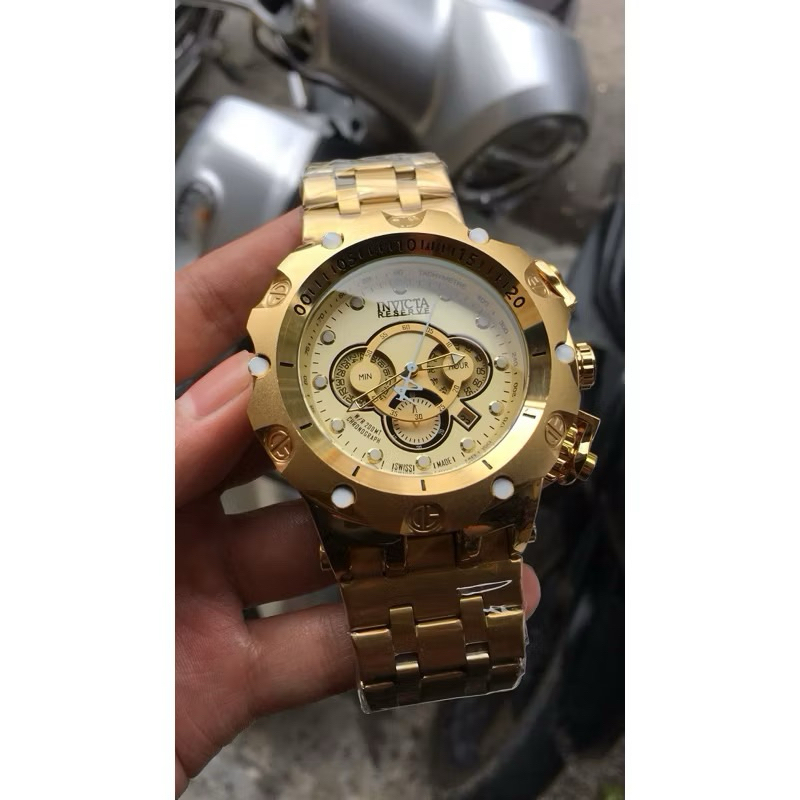 Jam tangan Pria INVICTA VENOM Quartz,Chronograph ( Chrono Aktif ) Best Seller Bisa Cod