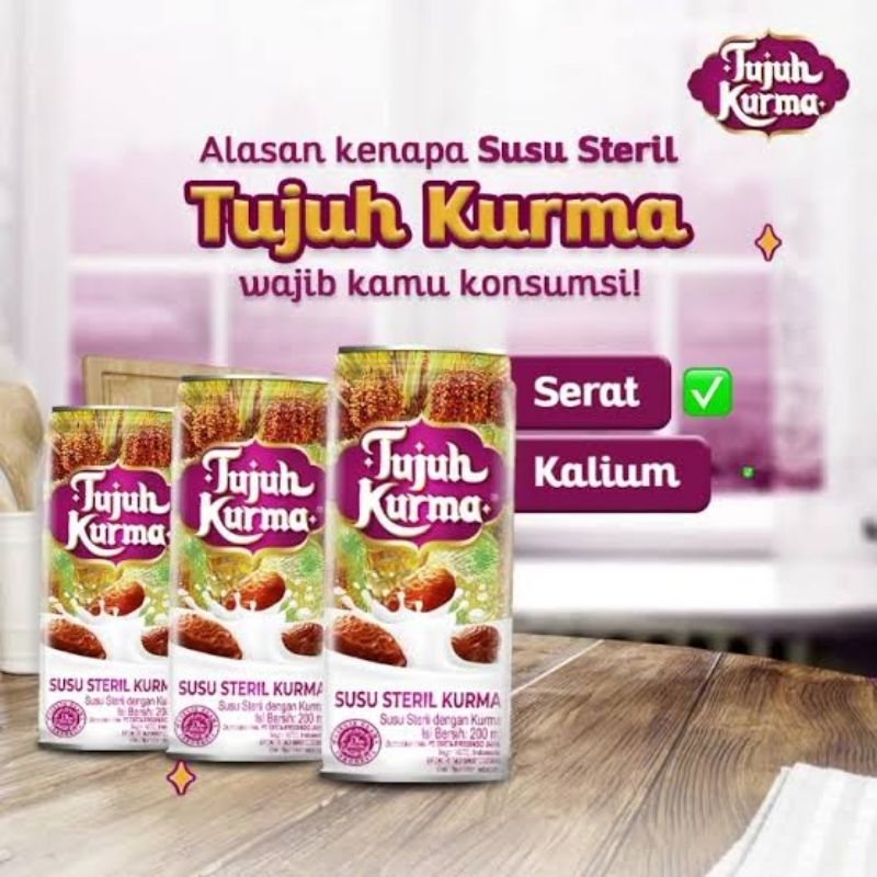 

SUSU TUJUH KURMA || SUSU STERIL || SUSU KESEHATAN