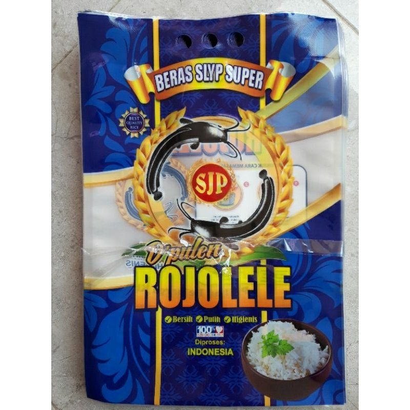 Plastik Beras Laminasi RojoLele 5kg (50pc)