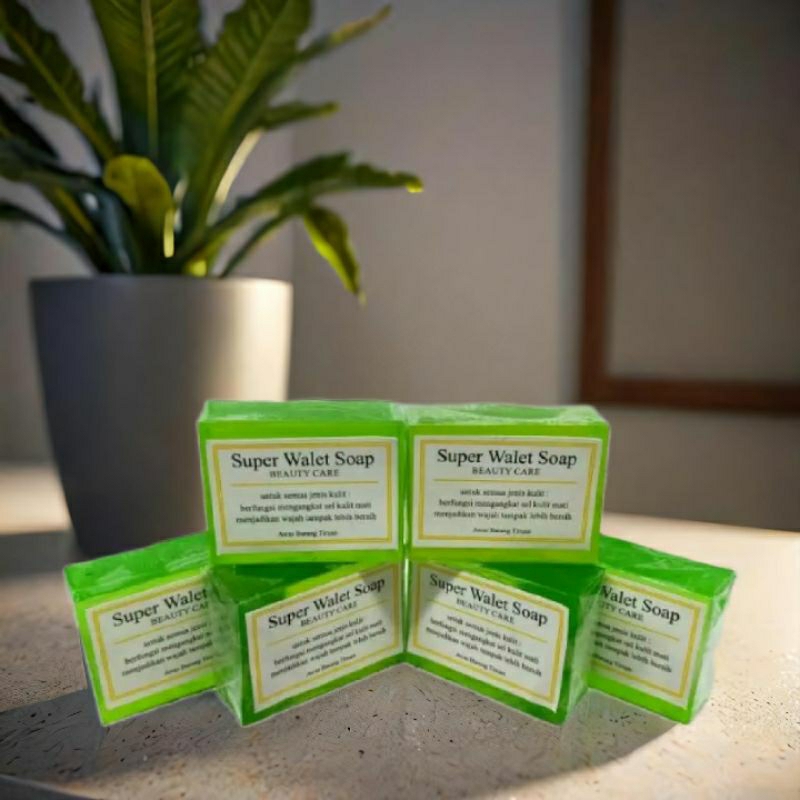 Sabun Super Walet Soap Hijau & Orange Whitening Original 3 pcs