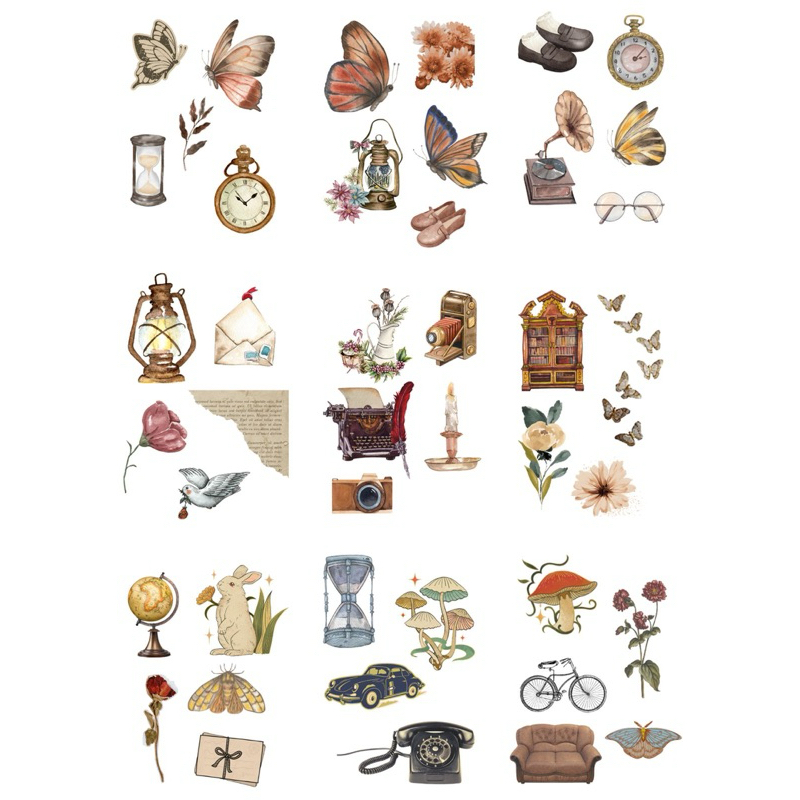 

Stiker vintage diy - Nayygift