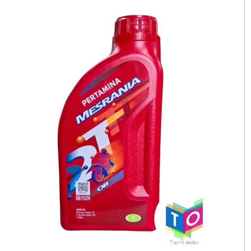 Mesrania 2T OB (1liter) | Oli Samping Mesran Pertamina | Oli 2tak