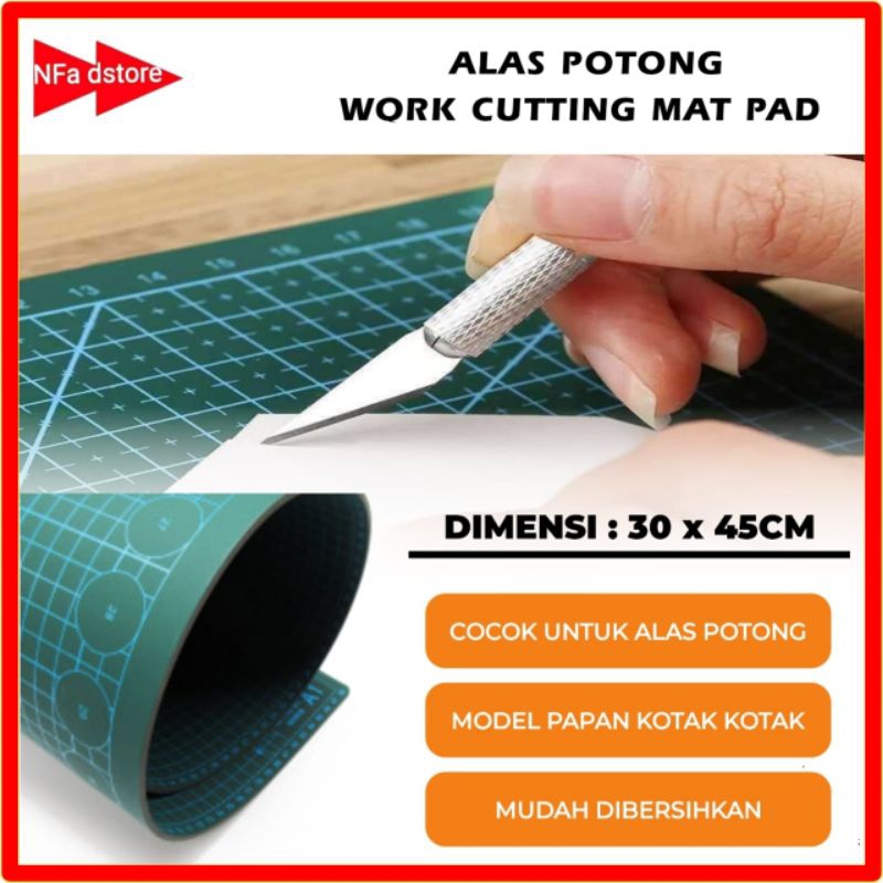 

Alas Potong Kertas Work Cutting Pad A3 45 x 30cm