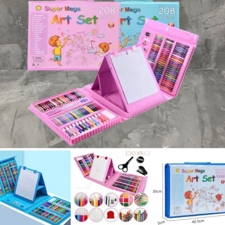 

Paket Surprise ALAT GAMBAR ANAK ART CRAYON 1 SET 1528 PCS