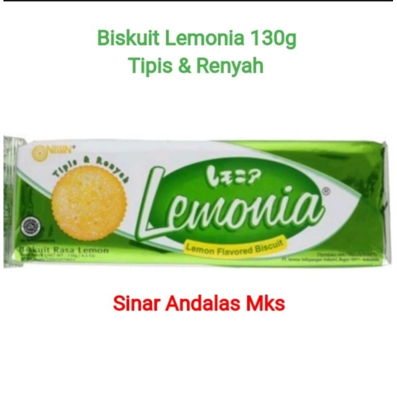 

Biskuit Lemonia Rasa Lemon 130g