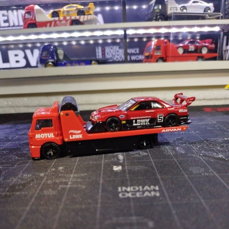 Hotwheels LBWK r34 super silhouette nissan skyline