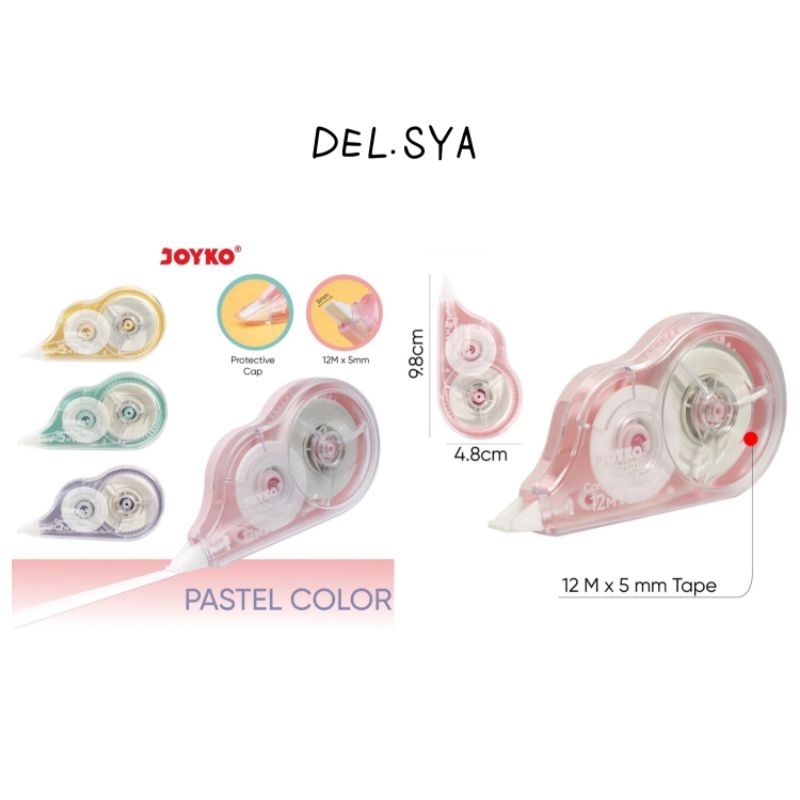 

Tip X Correction Tape Joyko Koreksi Kertas Roll 12m