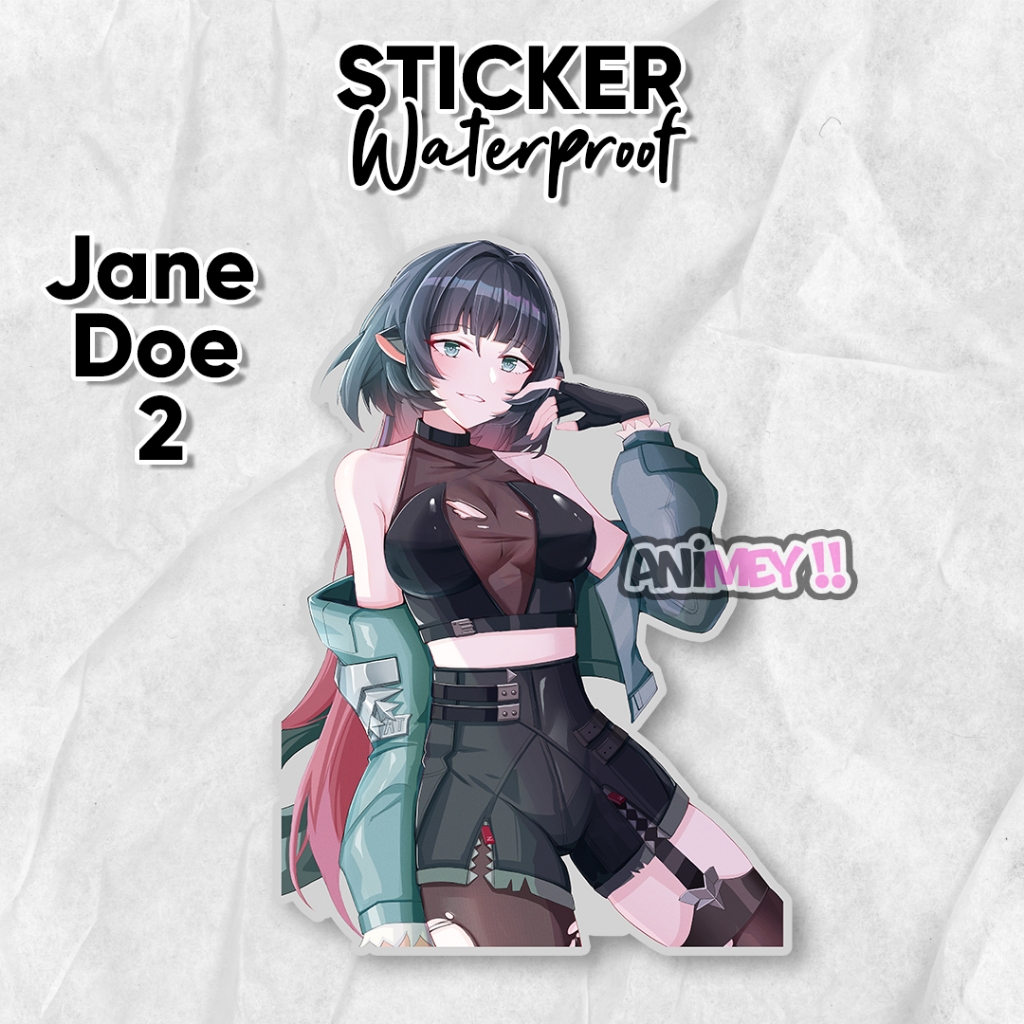 

Stiker Jane Doe Zenless Zone Zero / Sticker Anime Waterproof