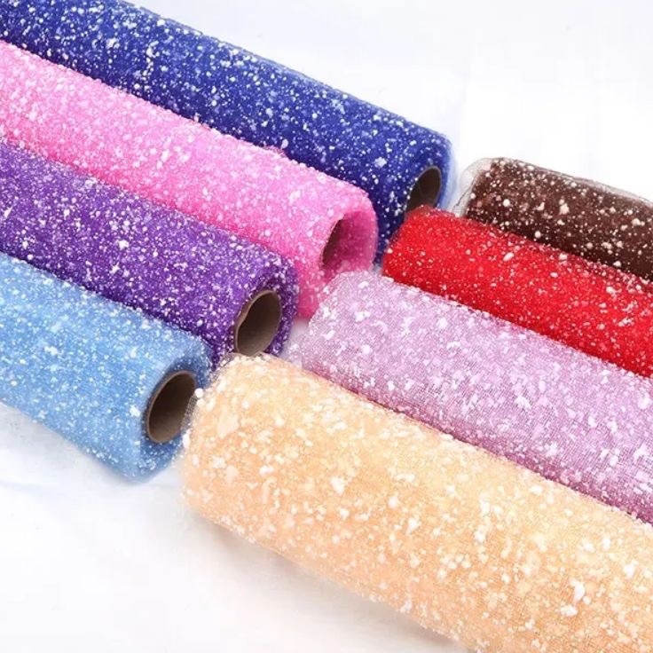 

Terkeren 1 Roll Snow Tile Roll Kain Tile Salju Snowy Wrapping Paper Flower Wrapp Kertas Buket