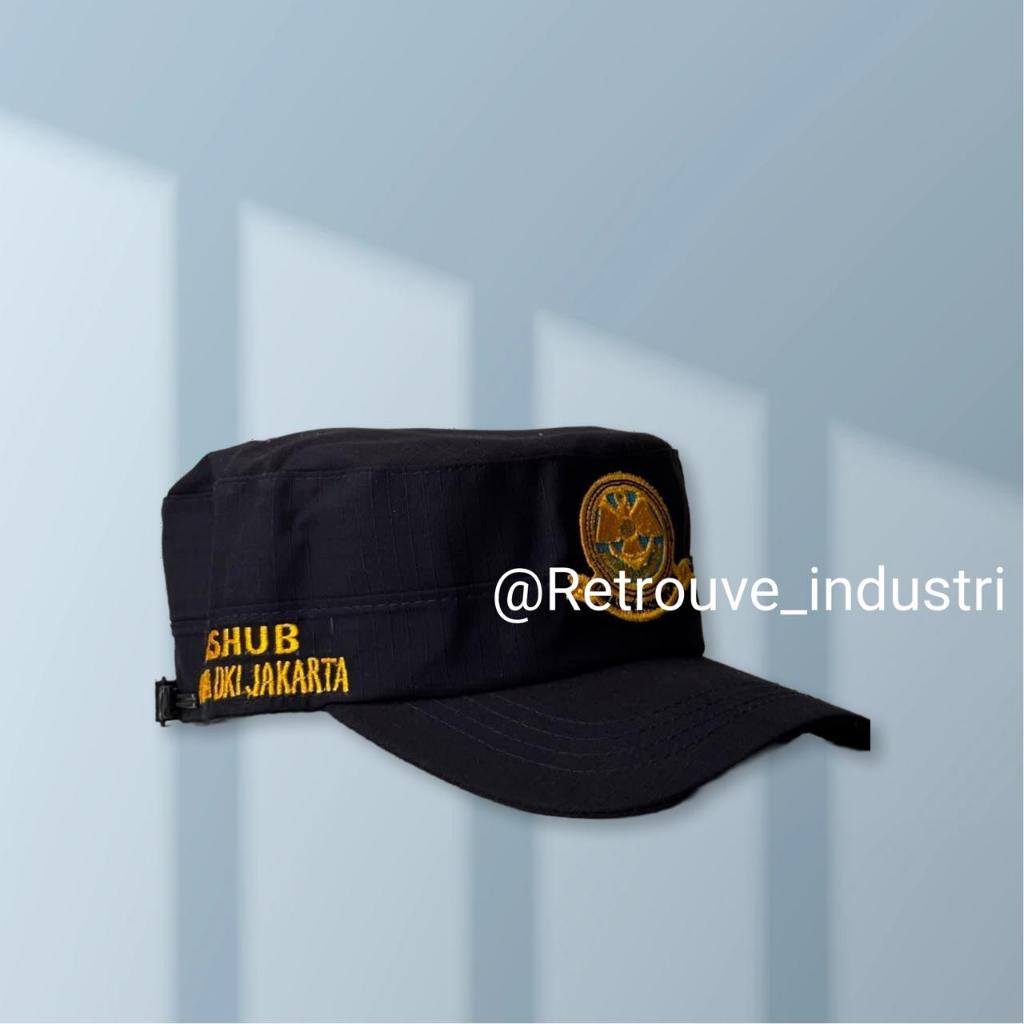 TOPI PREMIUM TOPI DISHUB DINAS PERHUBUNGAN TOPI CUSTOM KUALITAS PREMIUM