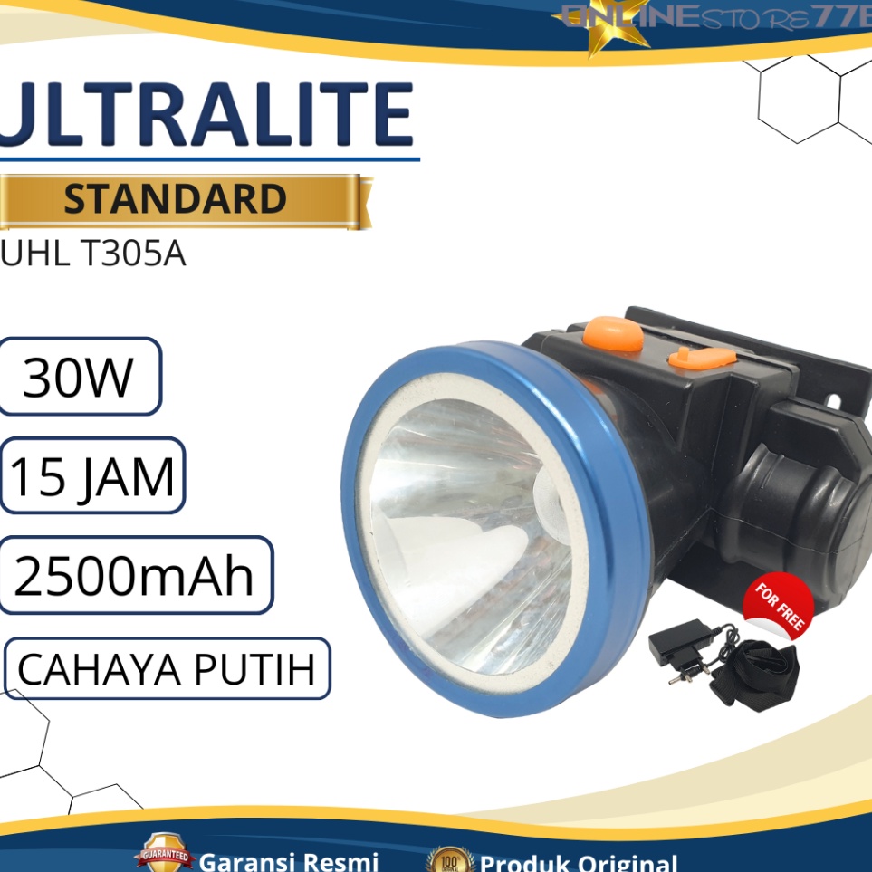 Penjualan Berkualitas  SENTER KEPALA ULTRALITE  SENTER KEPALA PREMIUM BERKUALITAS  SENTER KEPALA CAS