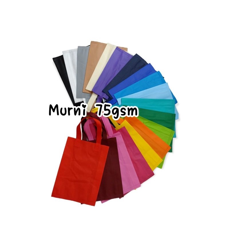 

LUSINAN Goodiebag 3x4x TEBAL 75GSM tas spundbontas hamper