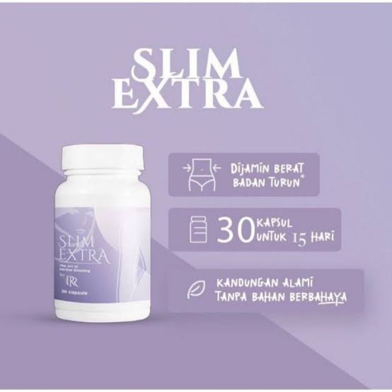 Slim Extra Morantika Obat Herbal Pelangsing Dan Pembakar Lemak Tubuh