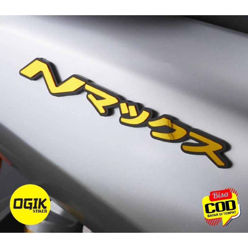 EMBLEM NMAX KANJI, LOGO NMAX KAJIN JAPAN