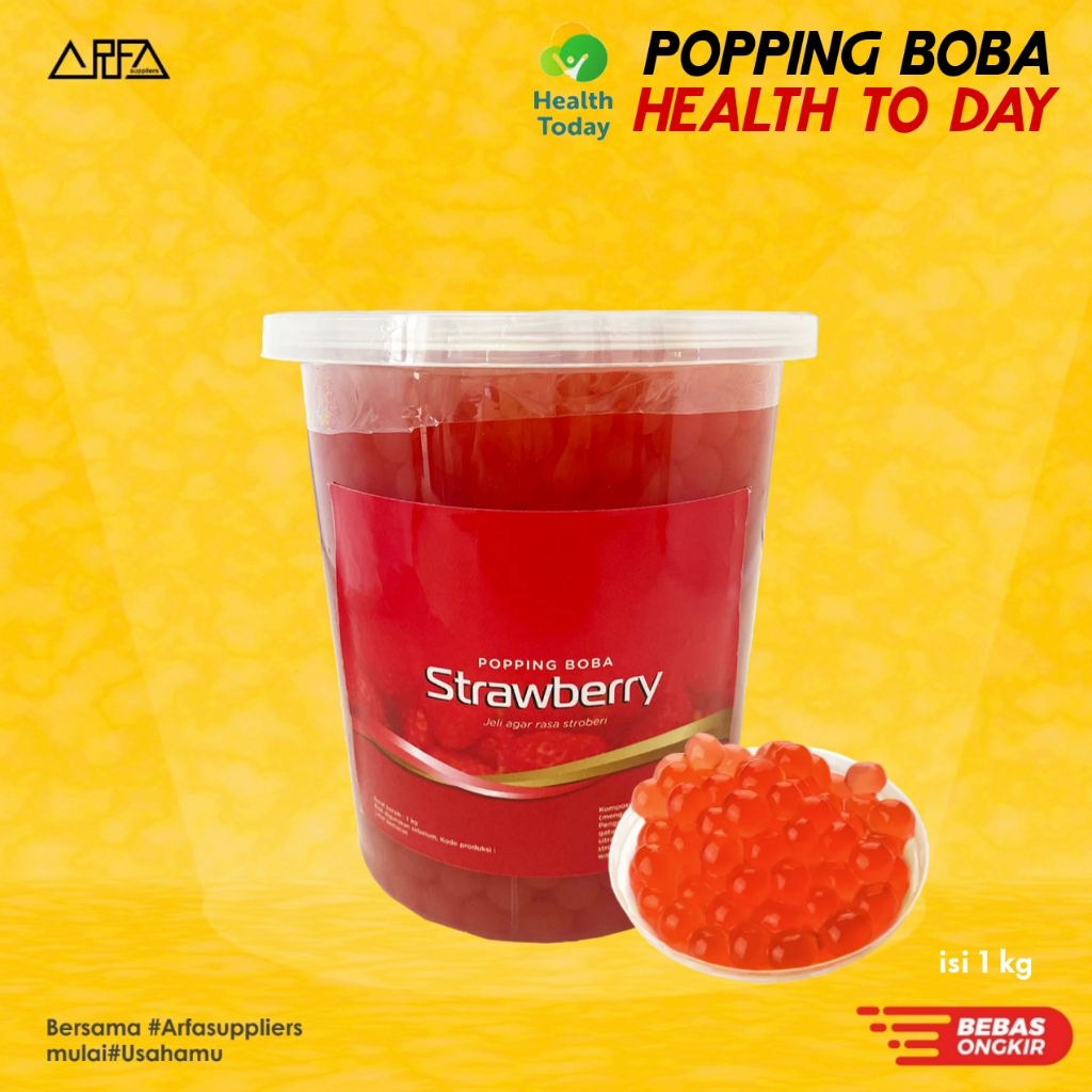 

Health Today Popping Boba Strawberry 1 kg