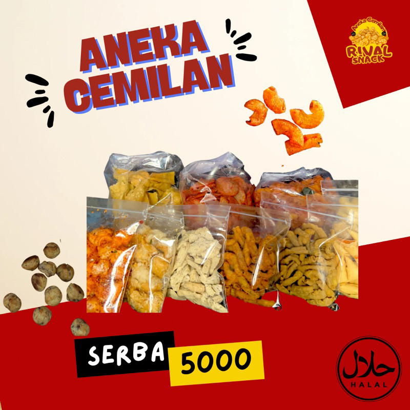

SNACK CEMILAN SERBA 5000 BEBAS PILIH