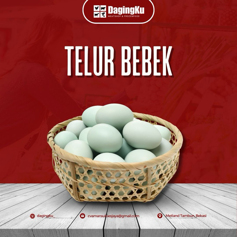 

Telur Bebek Isi 6