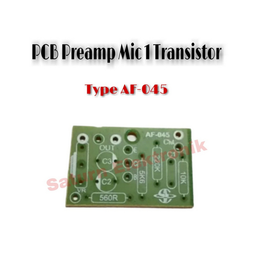 PCB Preamp Mic 1 Transistor AF-045
