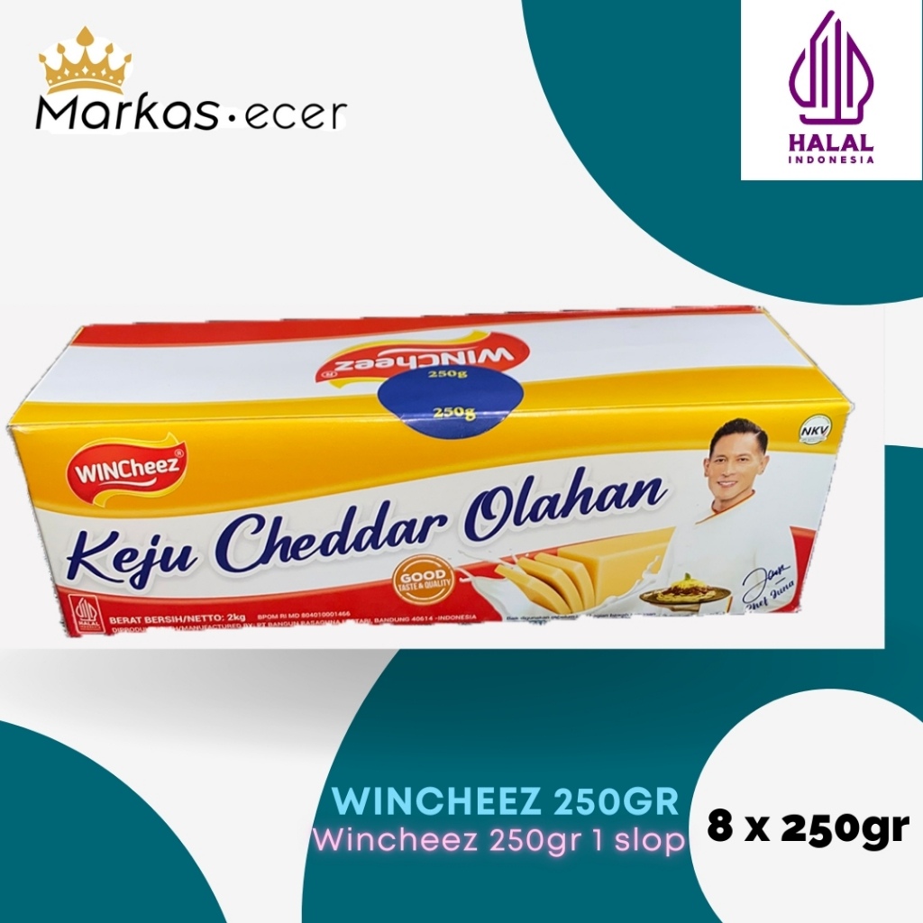 

Keju Wincheez 250gr isi 8pcs Kemasan Baru Chef Juna