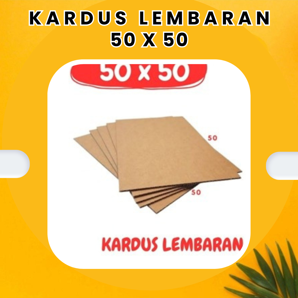 

Kardus Lembaran 50x50 / 50x40 / 50x30 / 50x20 / 50x10 Sheet Polos Single Wall Coklat Karton Warna