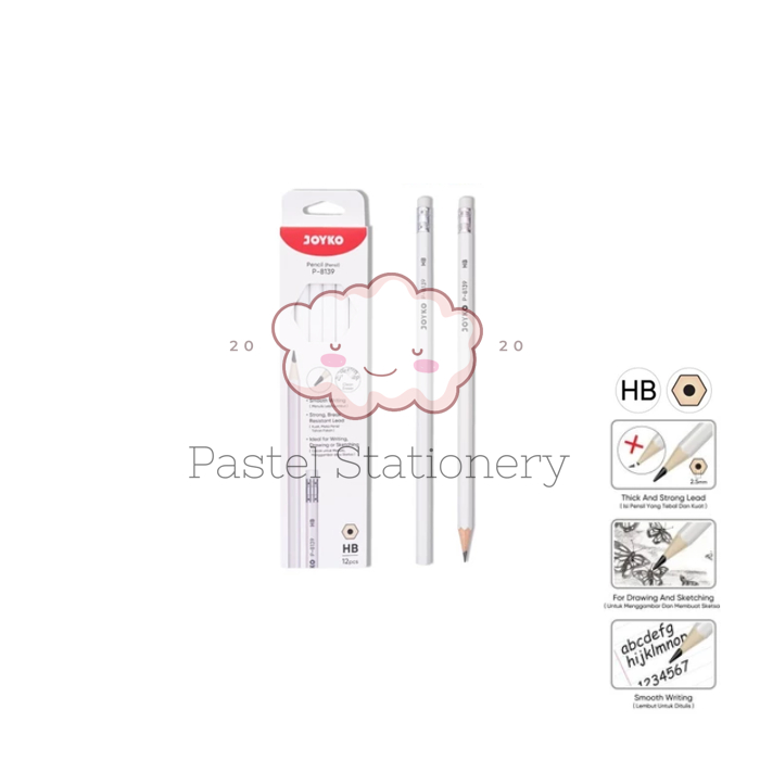 

Pensil Gambar Sketsa Kayu HB Joyko P-8139 - Drawing Sketch Pencil Murah