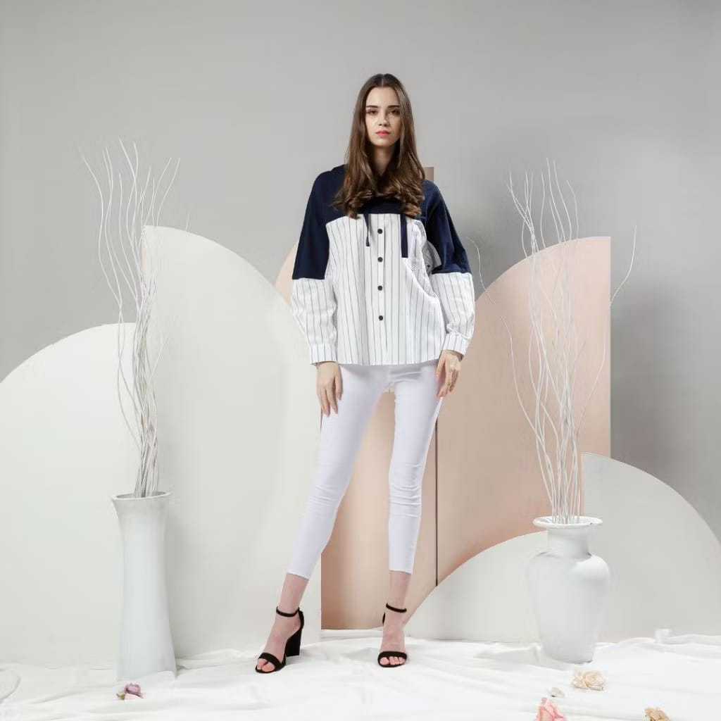 luvtyshopgirls - DIANA | Kemeja Hoodie Wanita | Kemeja Wanita | Atasan Hoodie | Pakaian Wanita | Kem