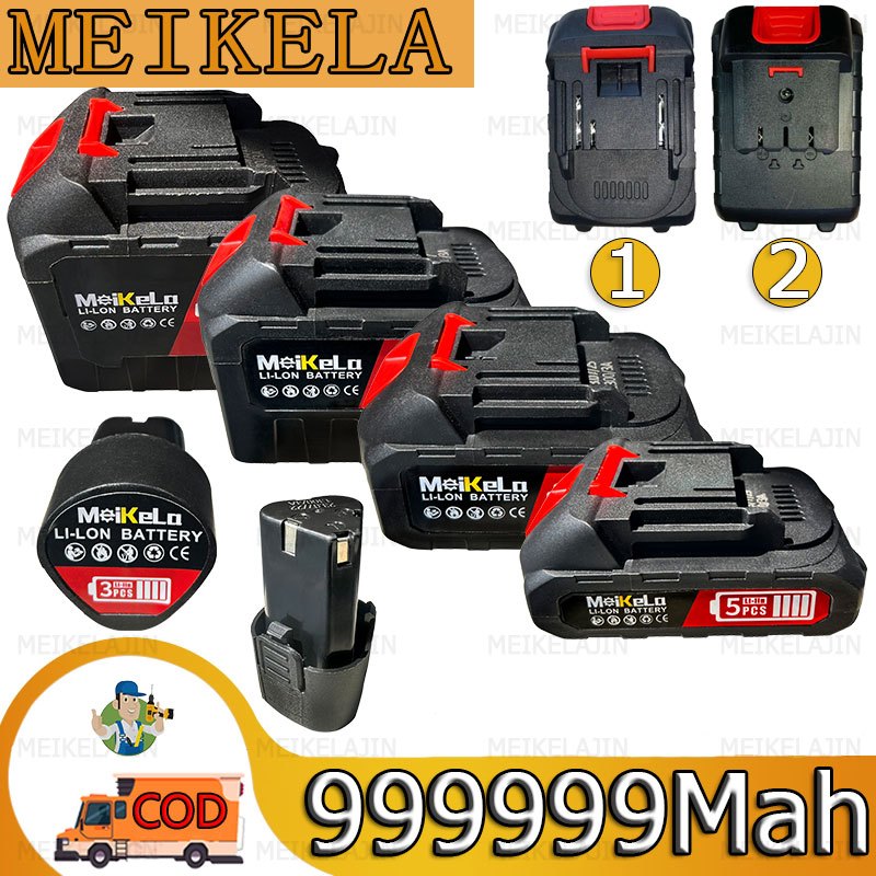 2025(NEW Kapasitas Besar) Bor Baterai/Baterai Mesin Potong rumput/Baterai bor case 12 volt/Impact Ba