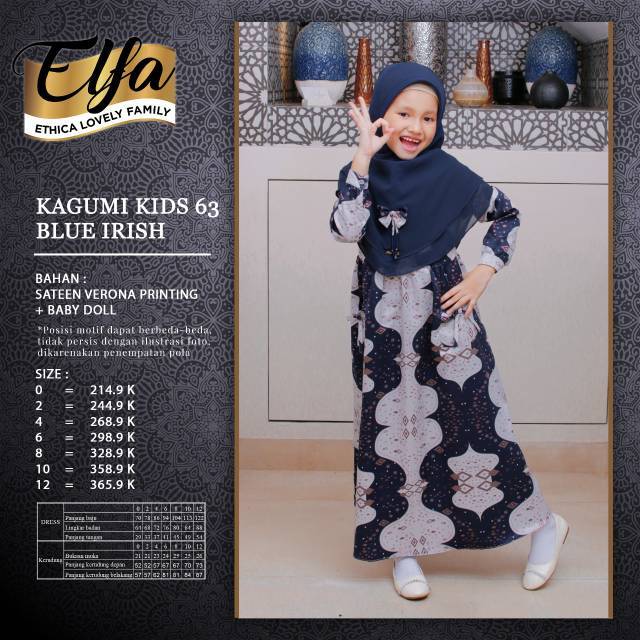 ETHICA GAMIS ANAK KAGUMI KIDS 63