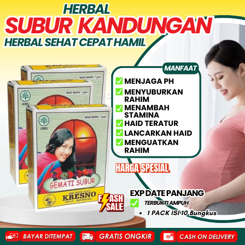 GEMATI SUBUR KANDUNGAN JAMU HERBAL PENYUBUR RAHIM WANITA PROMIL CEPAT HAMIL