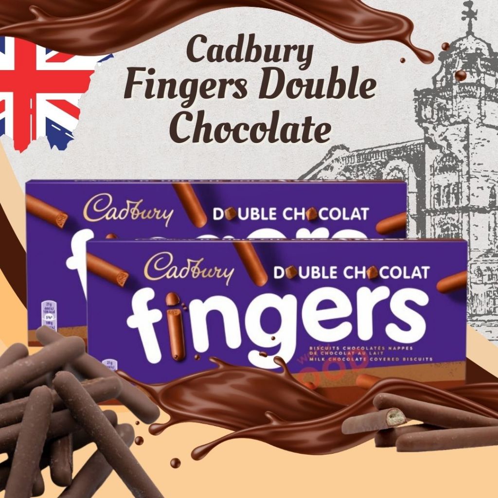 

Cadbury Fingers Double Chocolat 114g 1Pak