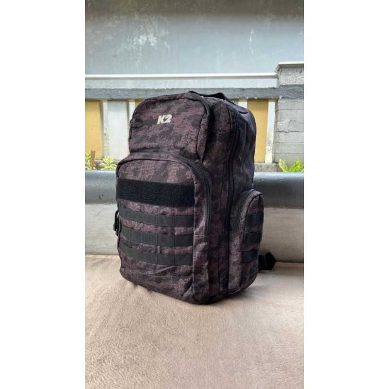 ransel tas K2 outdoor camo pria wanita muat leptop kerja traveling sekolah murah