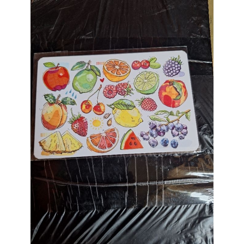 

kartu pos loupaper buah buahan/fruit postcard