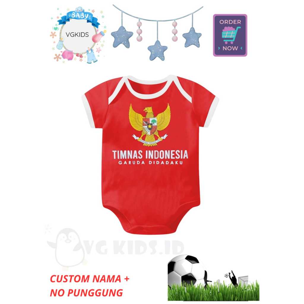 Jumper Bola Bayi TIMNAS / Jersey Bayi Bola/ Baju Club Bola / Baju Bola Bayi