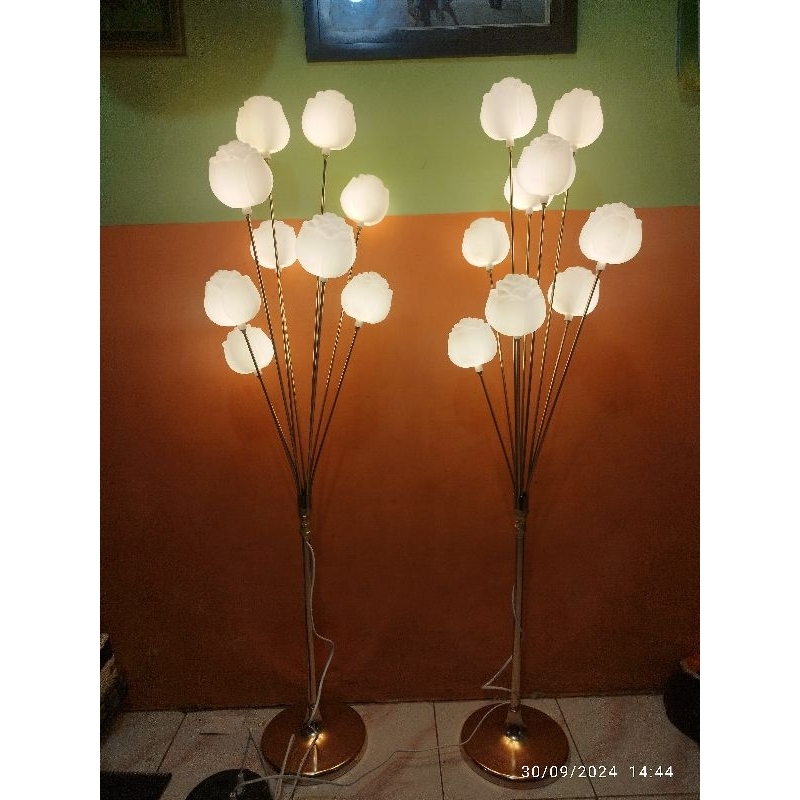 lampu standing mawar/lampu standing bola/lampu standing tulip/standing bola pingpong/lampu belimbing